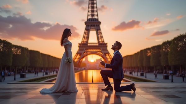 Comment organiser une demande en mariage mémorable à la Tour Eiffel